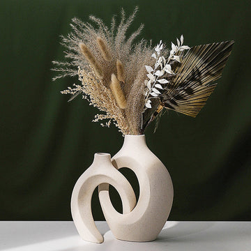 Abstract Snuggle Vase (2 Pcs)