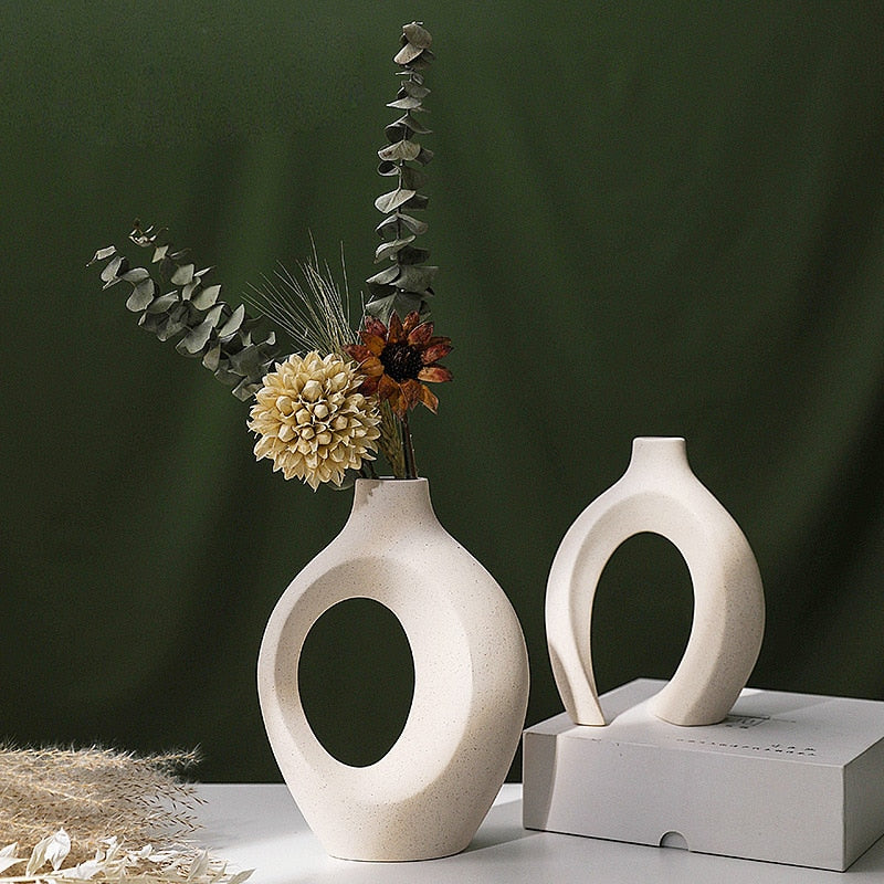 Abstract Snuggle Vase (2 Pcs)