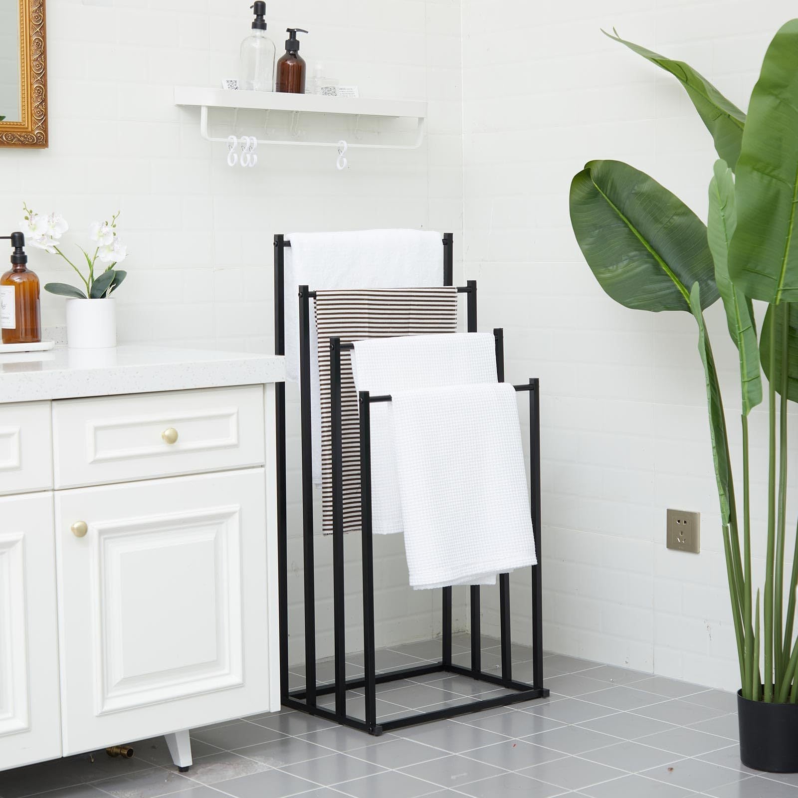 4-Layer Towel Rack