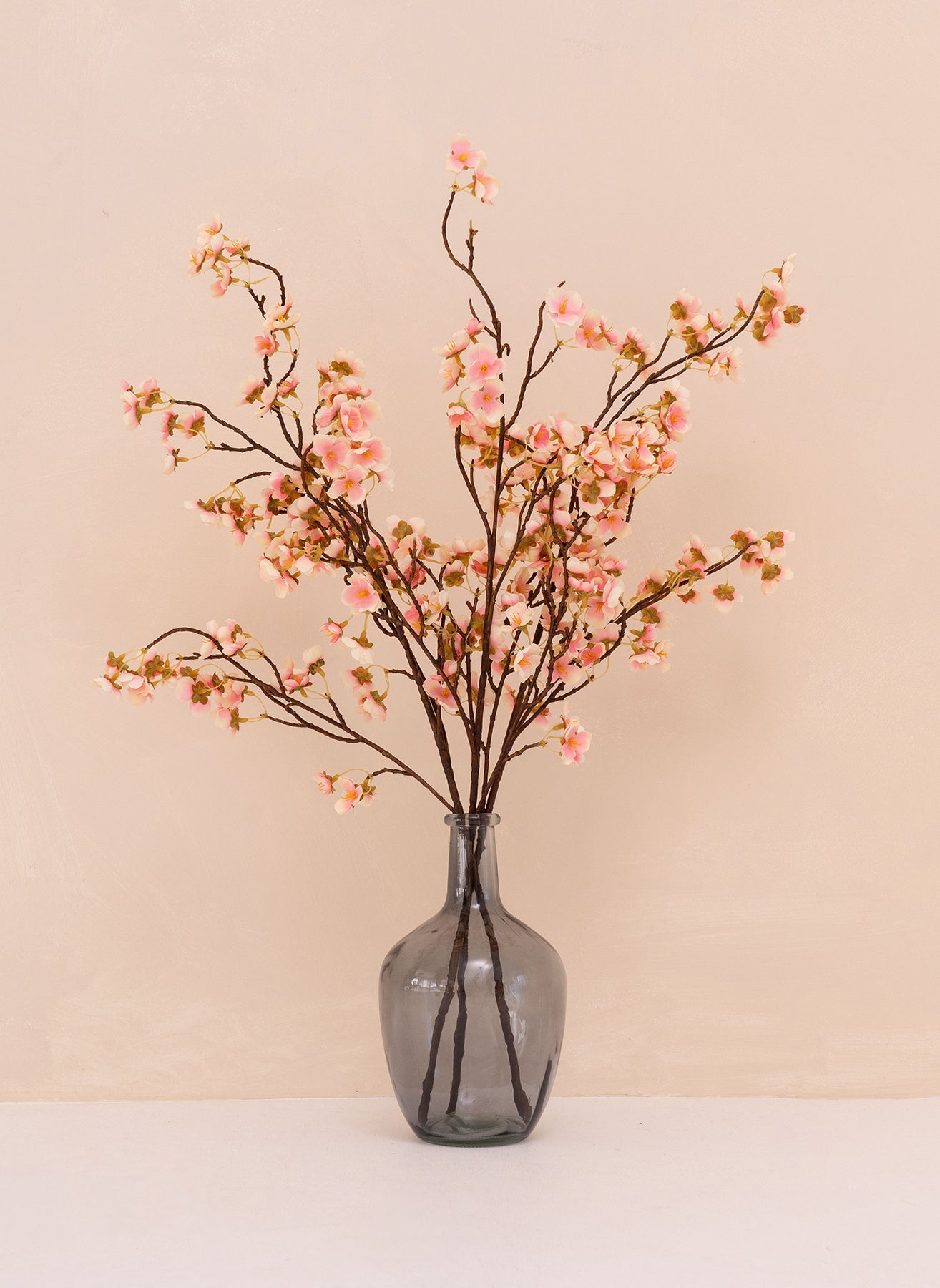 Silk Blossom Stems Dusty Pink