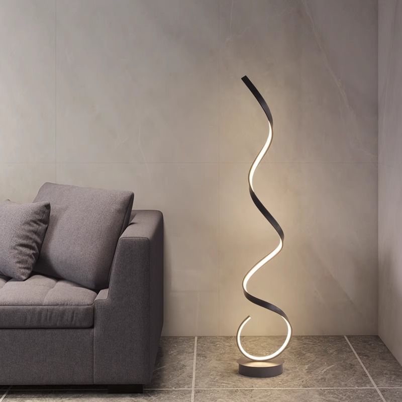 Modern Spiral Floor Lamp