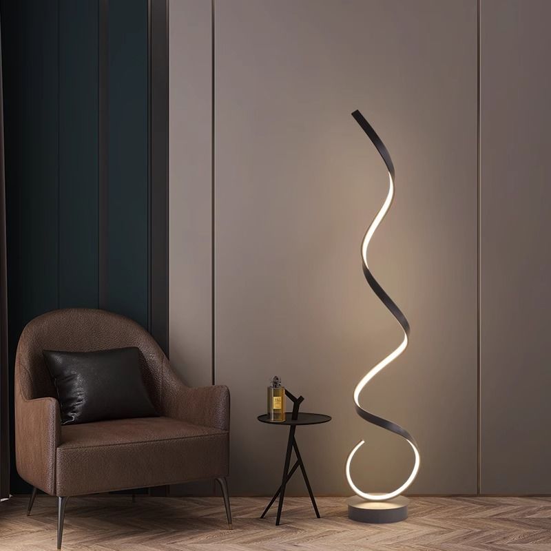 Modern Spiral Floor Lamp